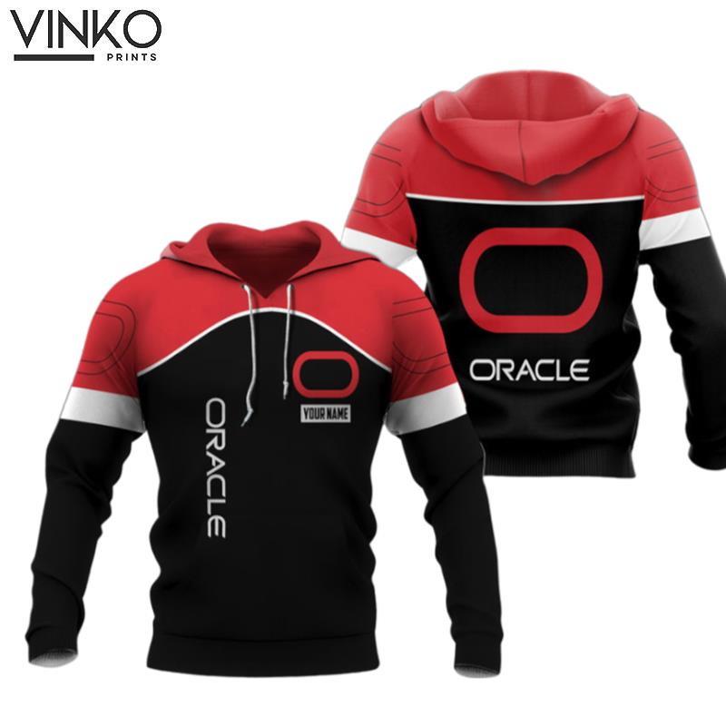 Personalized Oracle Logo In My Heart Hoodie