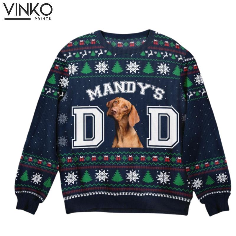 Personalized Pet Parents Ugly Christmas Sweater