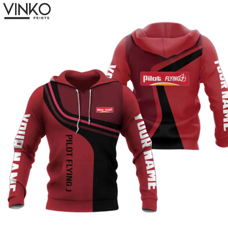 Personalized Pilot Flying J Hoodie