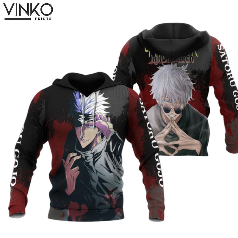 Personalized Satoru Gojo Jujutsu Kaisen Anime Hoodie