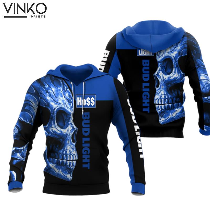 Personalized Skull Bud Light Bud Light Hoodie