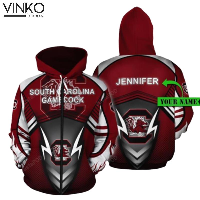 Personalized South Carolina Gamecock Custom Name Hoodie