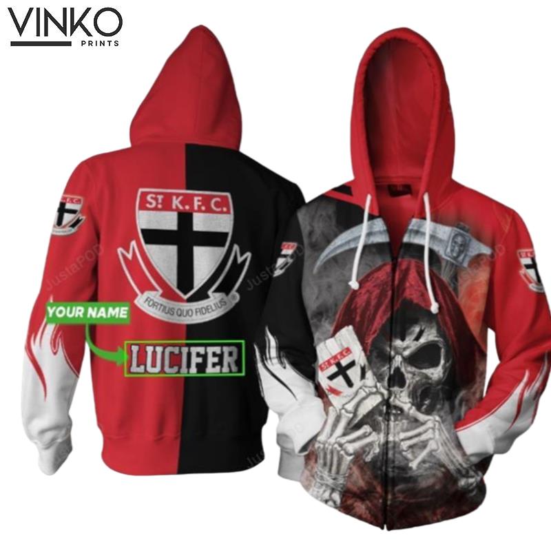 Personalized St Kilda Football Club Custom Name Hoodie