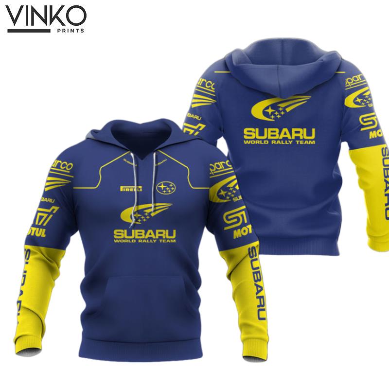 Personalized Subaru World Rally Team Hoodie