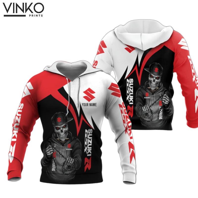 Personalized Suzuki Skull Gsxr Z Hoodie