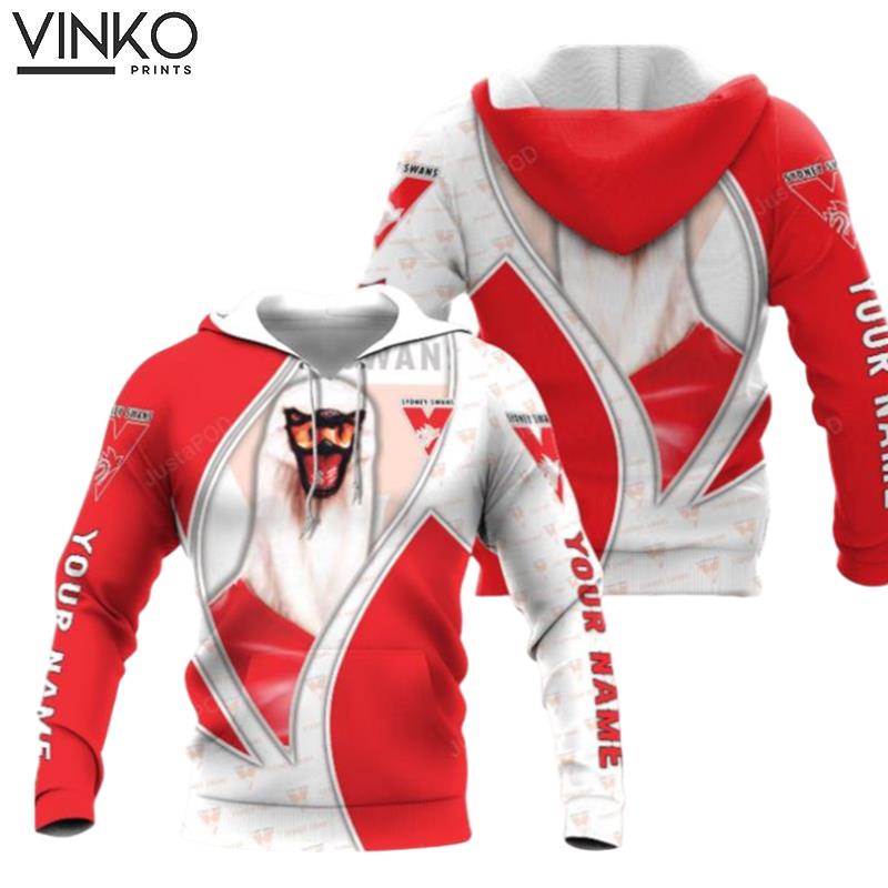 Personalized Sydney Swans Afl Custom Name Hoodie