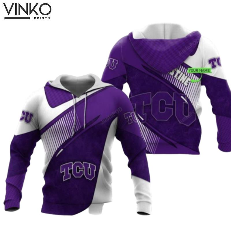 Personalized Tcu Horned Frogs Custom Name Hoodie