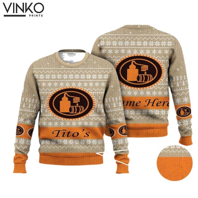 Personalized Tito Handmade Ugly Christmas Sweater