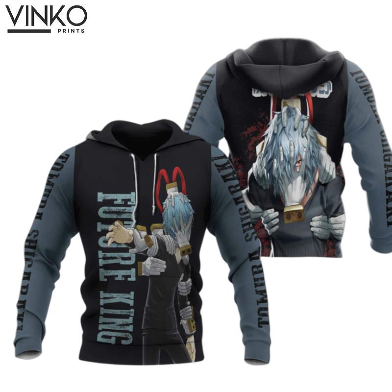 Personalized Tomura Shigaraki Future King Mha Anime Hoodie