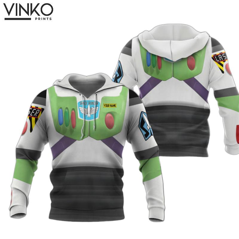 Personalized Toy Story Buzz Lightyear Space Ranger Cosplay Hoodie