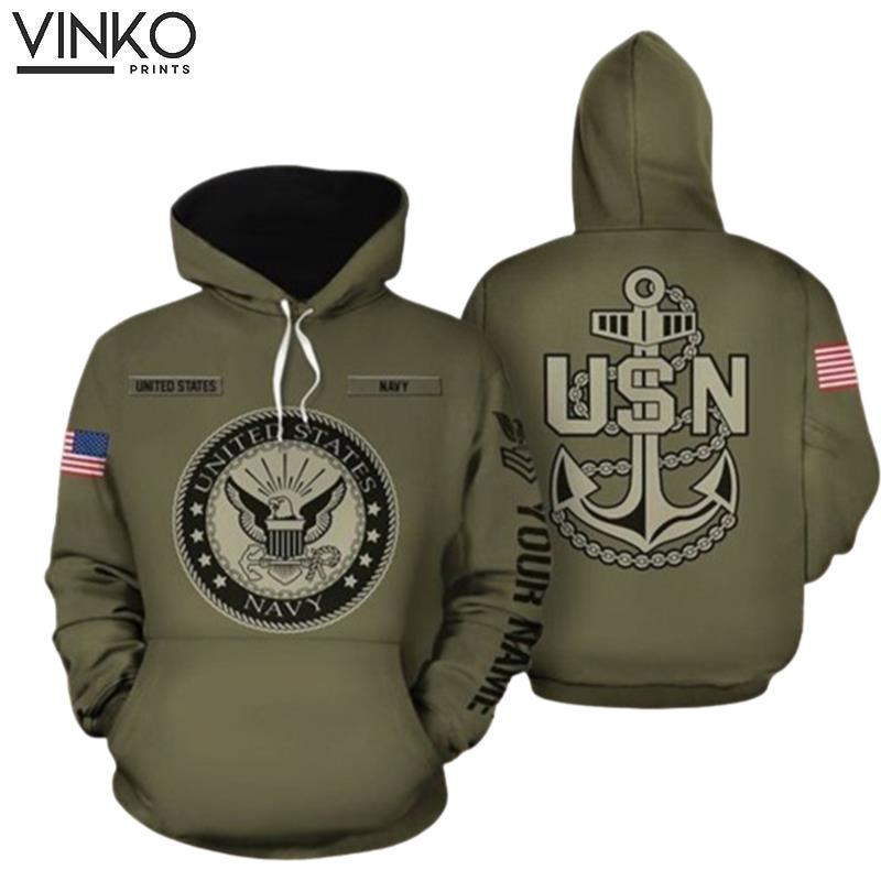 Personalized United States Navy Hoodie