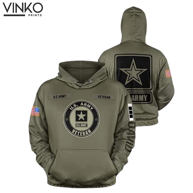 Personalized Us Army Military Soldier Hoodie