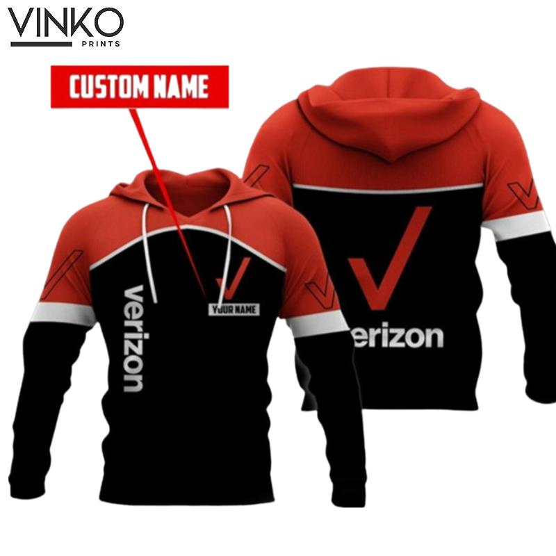 Personalized Verizon Logo Hoodie