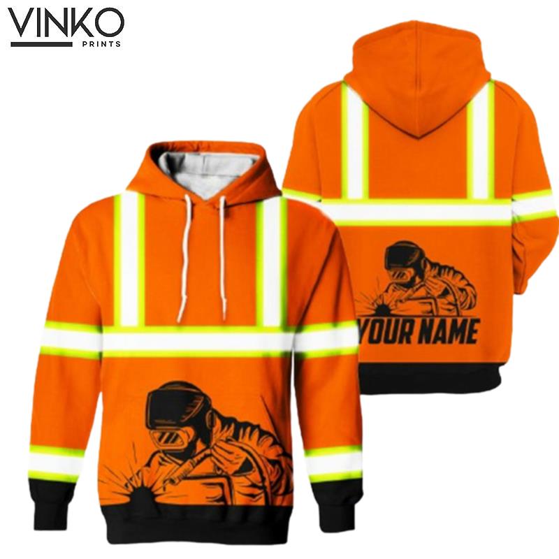 Personalized Welder Safety Workwear Cosplay Hoodie