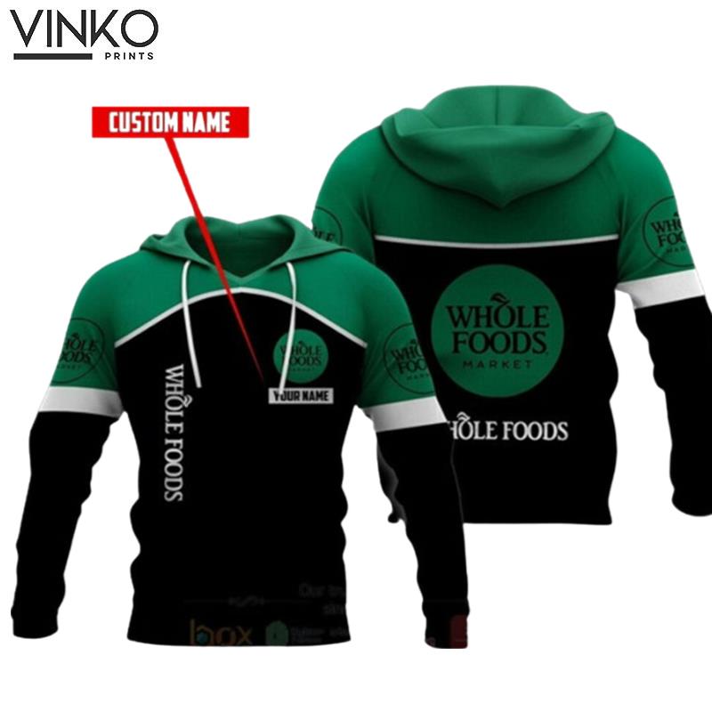 Personalized Whole Foods Market Logo Hoodie