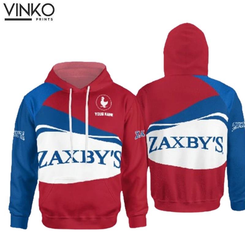 Personalized Zaxbys Logo Pattern Hoodie