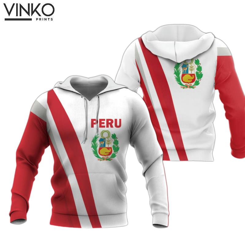 Peru Flag Hoodie