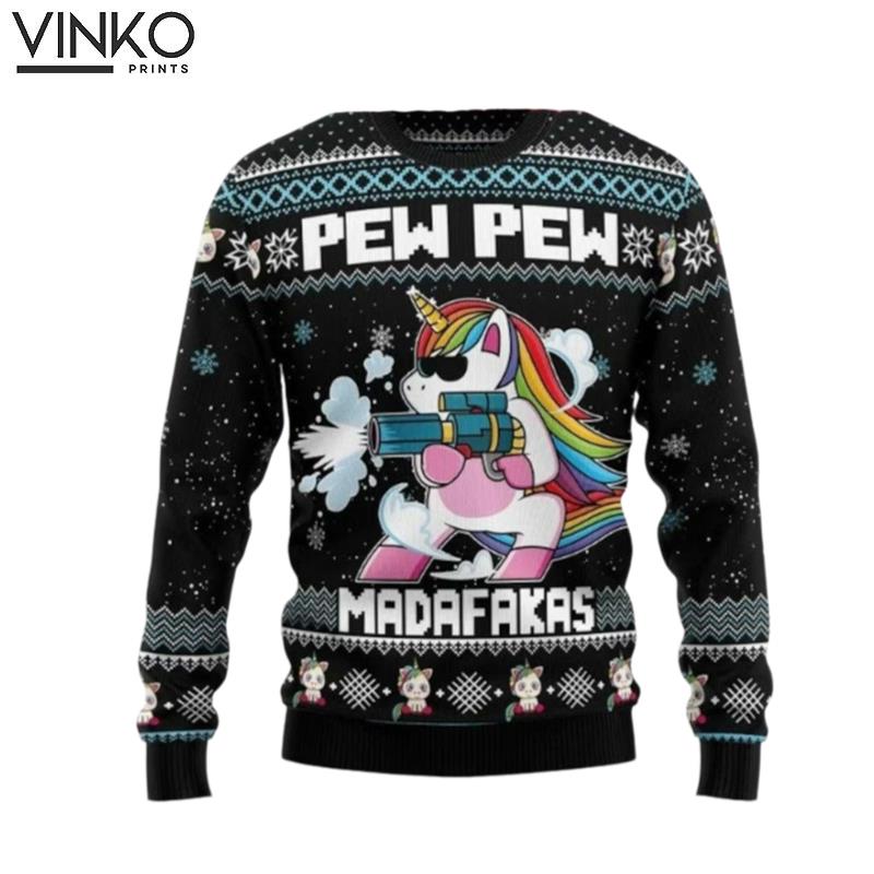 Pew Pew 2023 Pew Pew Ugly Christmas Sweater