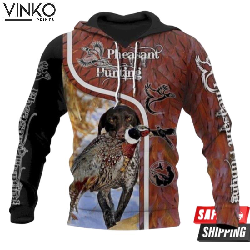 Pheasant Hunting Pheasant Shooting For Hunter Hoodie