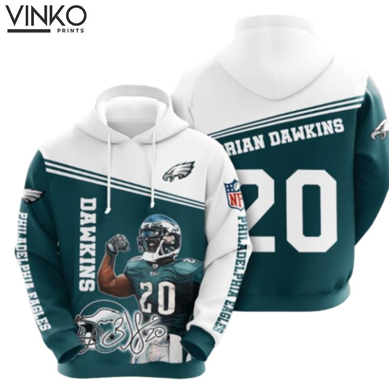 Philadelphia Eagles Brian Dawkins 20 Hoodie