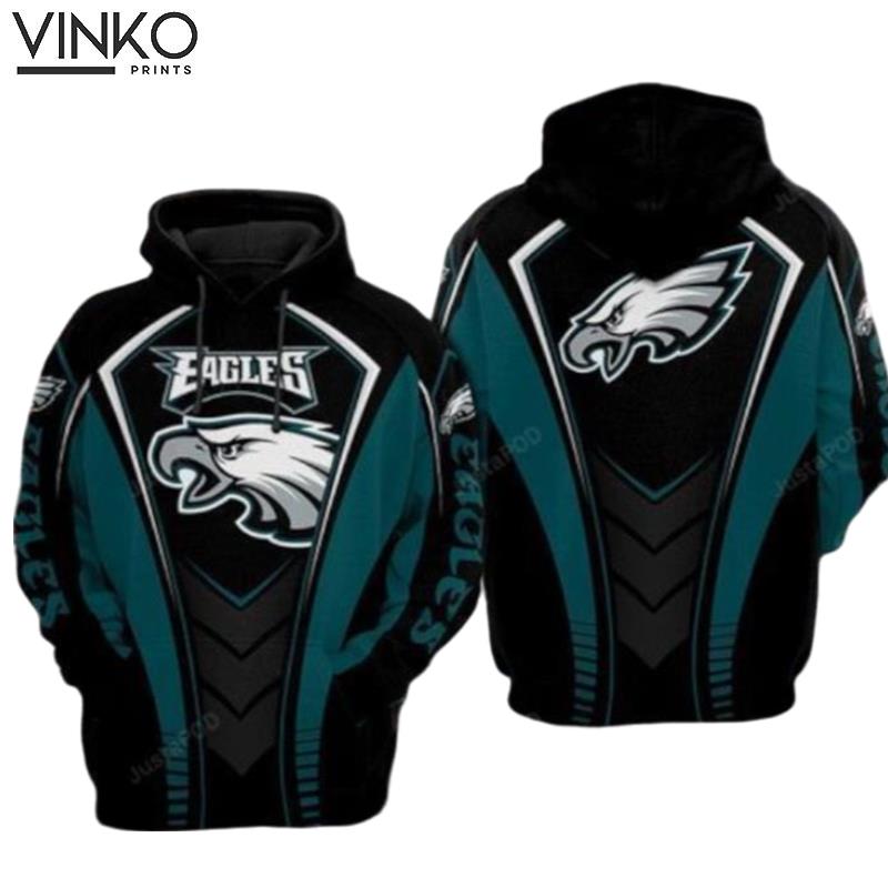 Philadelphia Eagles Nfl Football Black Philadelphia Eagles Philadelphia Eagles Hoodie