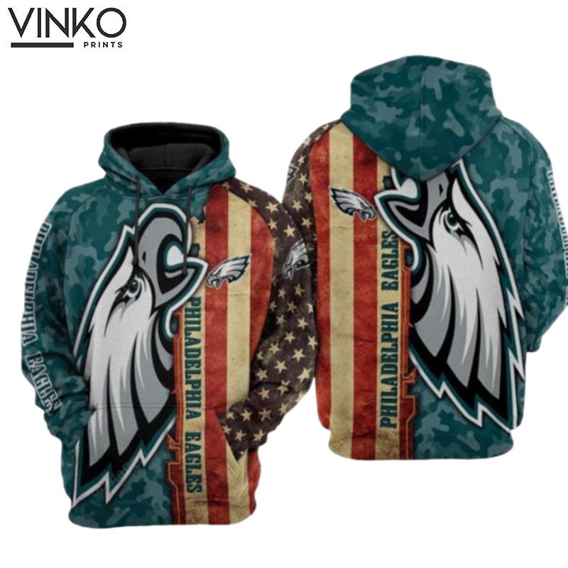 Philadelphia Eagles Nfl Football Camouflage Flag Philadelphia Eagles Philadelphia Eagles Hoodie