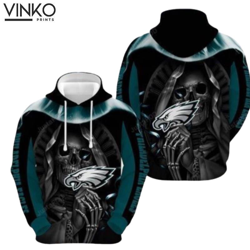 Philadelphia Eagles Nfl Football Skull Hold Logo Philadelphia Eagles Philadelphia Eagles Hoodie