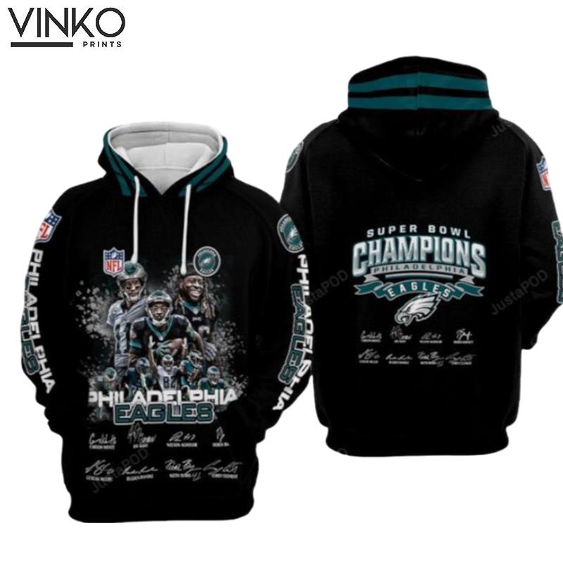 Philadelphia Eagles Nfl Football Super Bowl Champion Hoodie