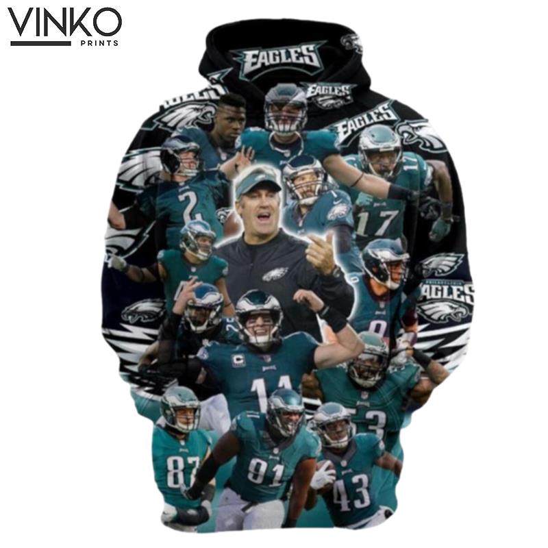 Philadelphia Eagles Philadelphia Eagles Nfl Philadelphia Eagles Apparel 19244 Hoodie