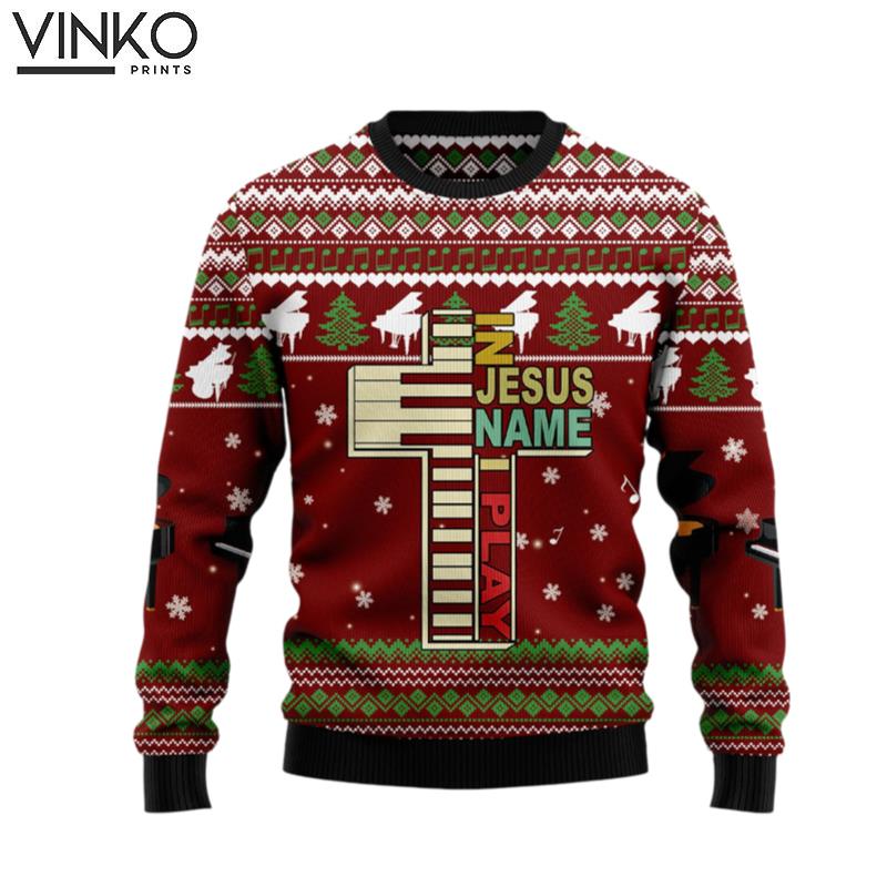 Piano I Play T2310 Ugly Christmas Sweater