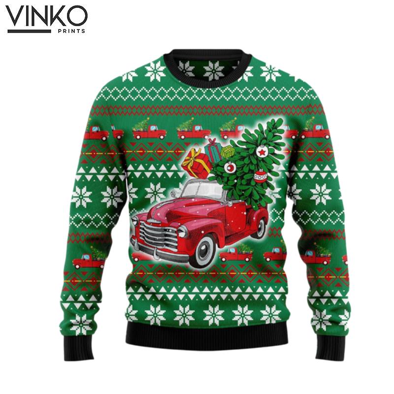 Pickup Truck HZ92309 Ugly Christmas Sweater