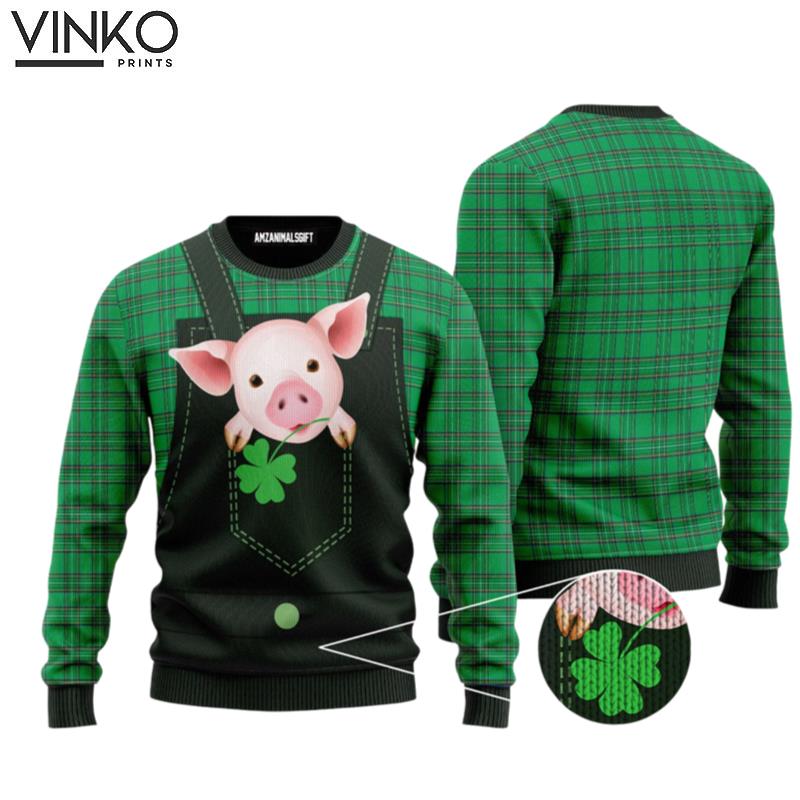 Pig Farm St Patricks Day Happy St Patrick's Day Perfect Gift For Christmas Patrick's Day Gifts Ugly Christmas Sweater