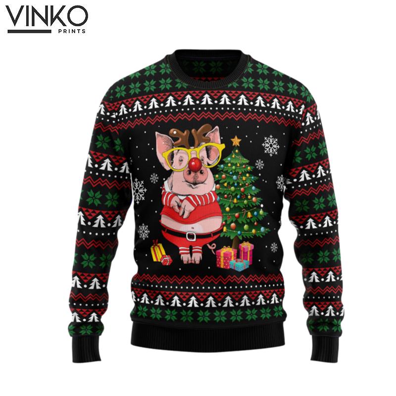 Pig Gorgeous Reindeer HZ102102 Ugly Christmas Sweater