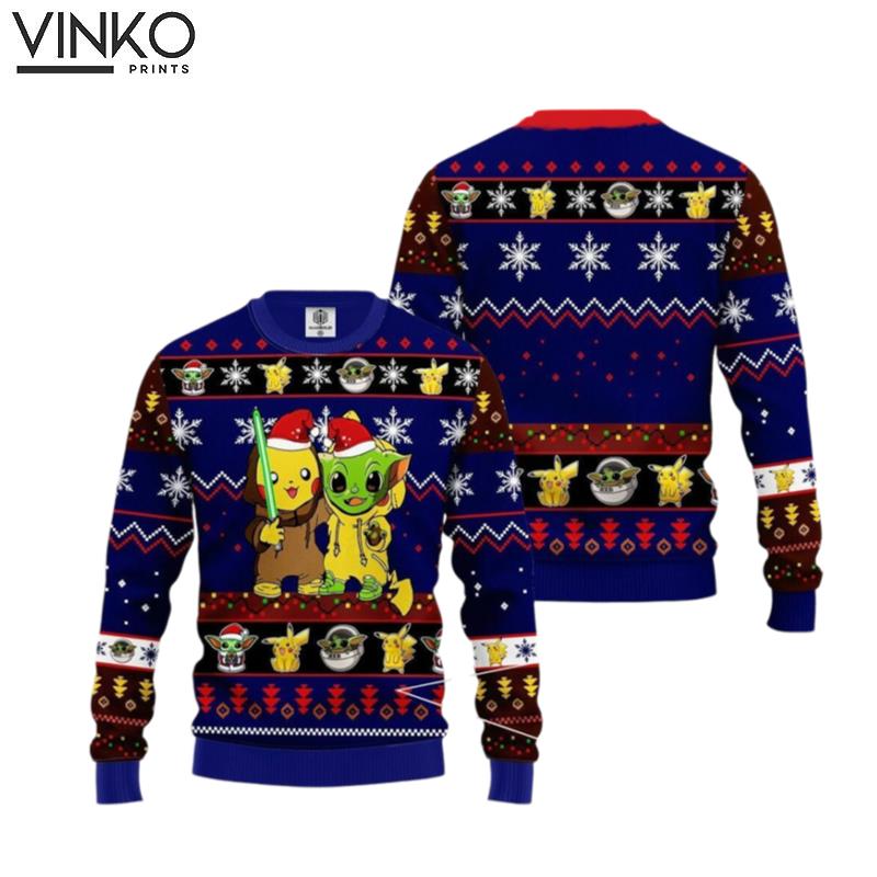 Pika Custom Gengar Xmas Gift Pika Christmas Ugly Christmas Sweater