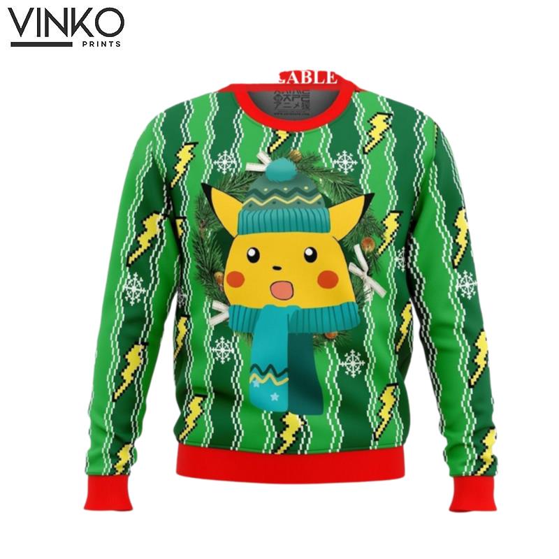 Pika PKM Ugly Christmas Sweater