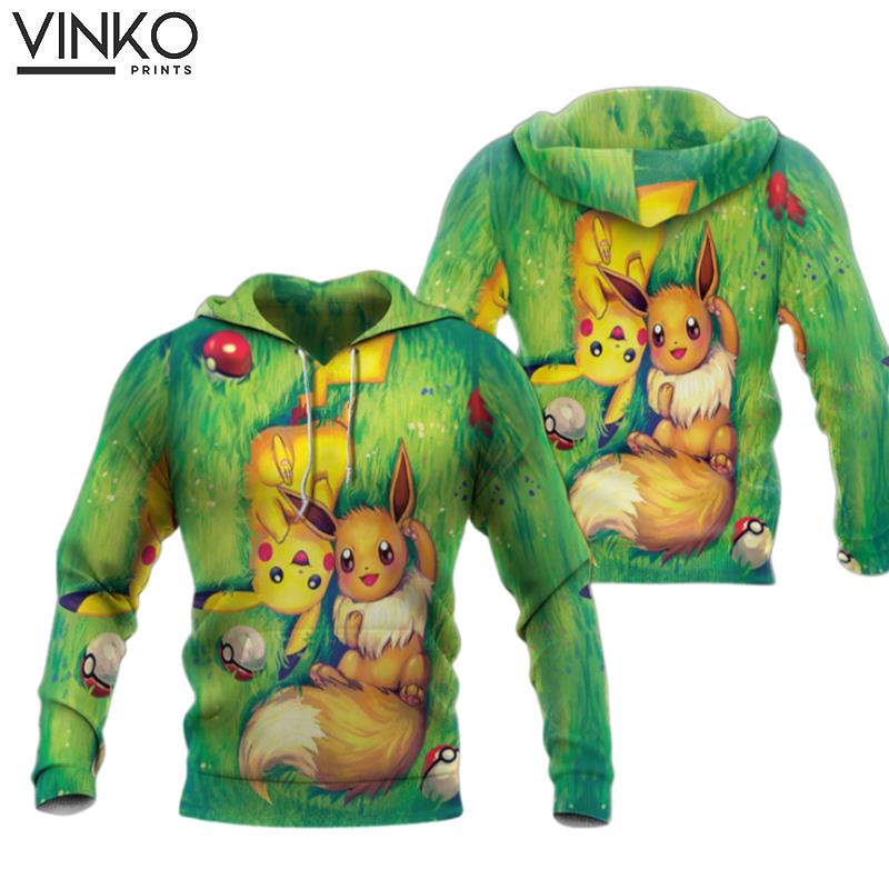 Pikachu Eevee Hoodie