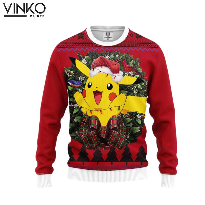 Pikachu Noel Custom Ugly Christmas Sweater