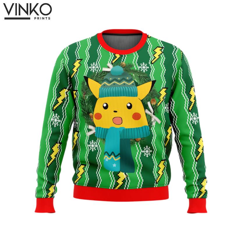 Pikachu Pokemon Ugly Christmas Sweater