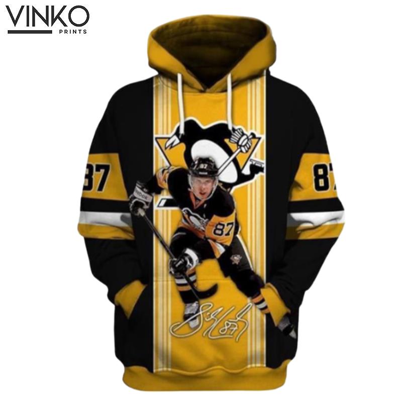 Pittsburgh Penguins Sidney Crosby 87 Signed Hoodie