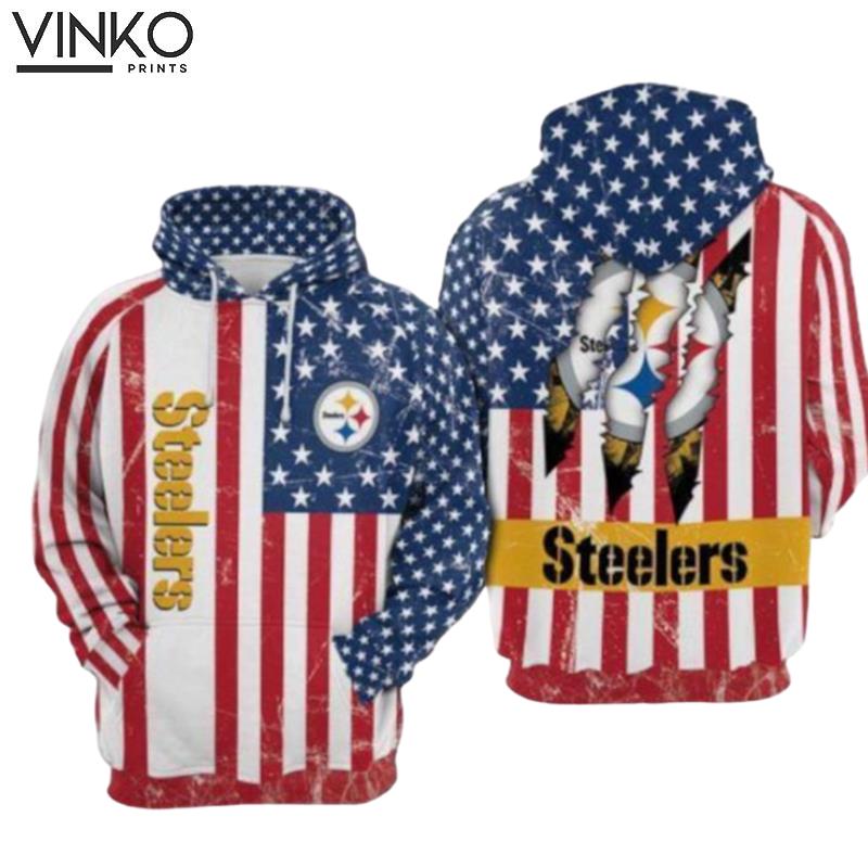 Pittsburgh Steelers Flag England Claws Pittsburgh Steelers Pittsburgh Steelers Hoodie