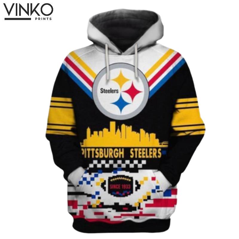 Pittsburgh Steelers Ncaa Football Colorful Pittsburgh Steelers Pittsburgh Steelers Hoodie