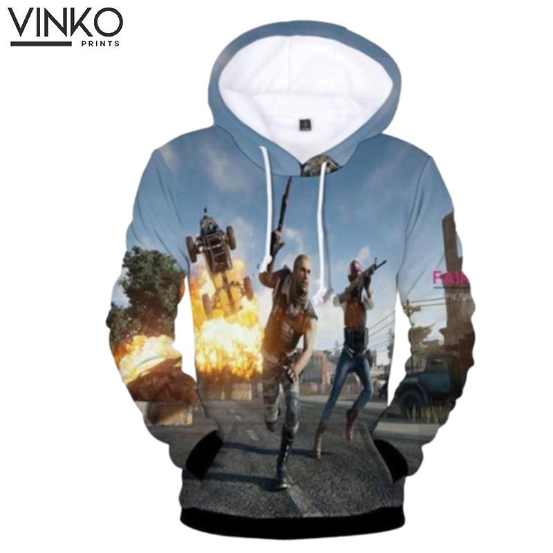 Playerunknown Battleground Blue Hoodie