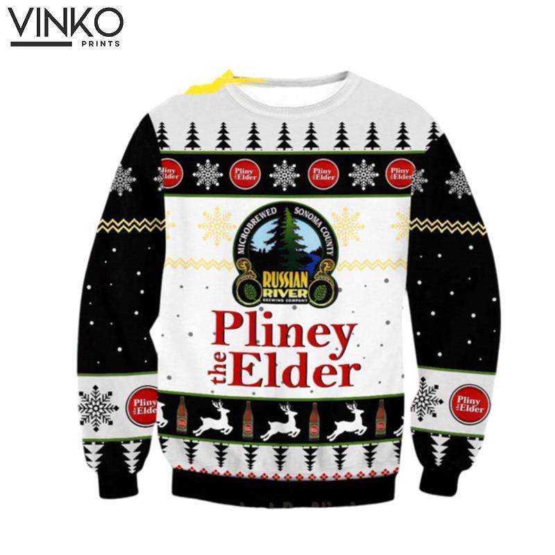 Pliny The Elder Beer Ugly Christmas Sweater