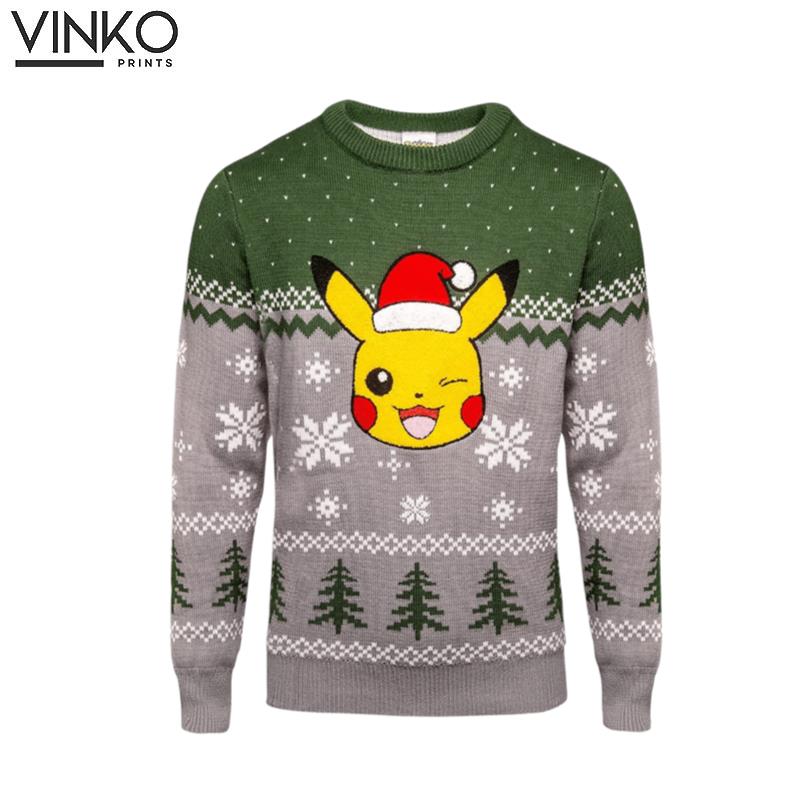 Pokemon All I Want For Xmas Is Chu' Pikachu Ugly Christmas Sweater