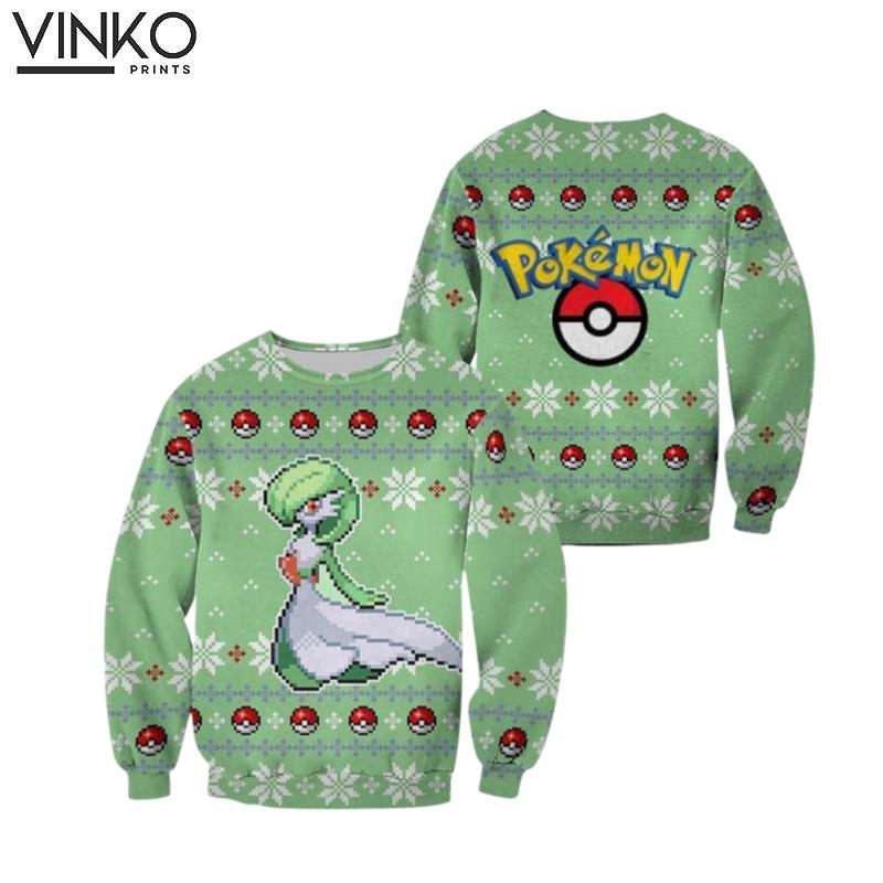 Pokemon Gardevoir Custom Ugly Christmas Sweater