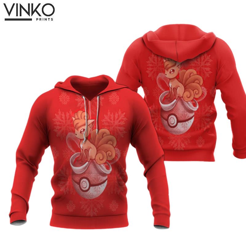 Pokemon Lovers Vulpix Christmas Hoodie