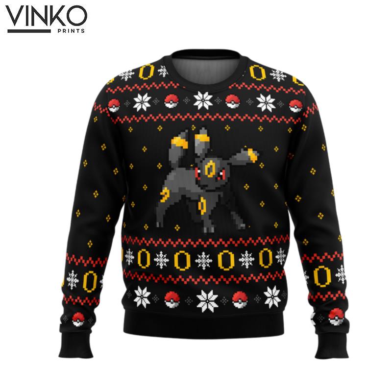 Pokemon Ring of Umbreon Ugly Christmas Sweater