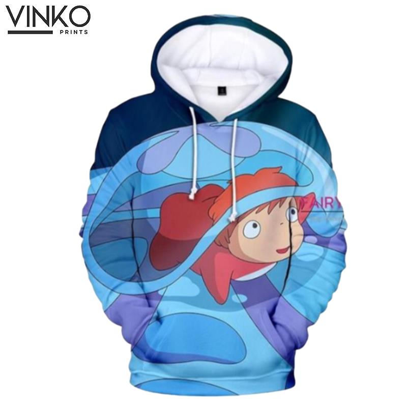 Ponyo On The Cliff Ponyo B Hoodie