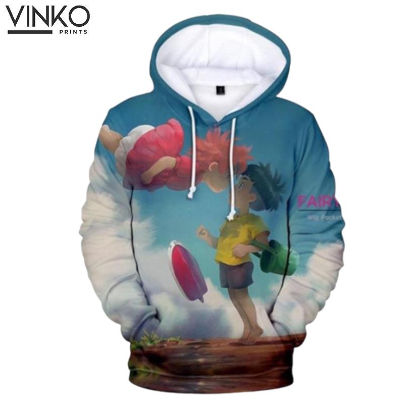 Ponyo On The Cliff Ponyo Sousuke B Hoodie