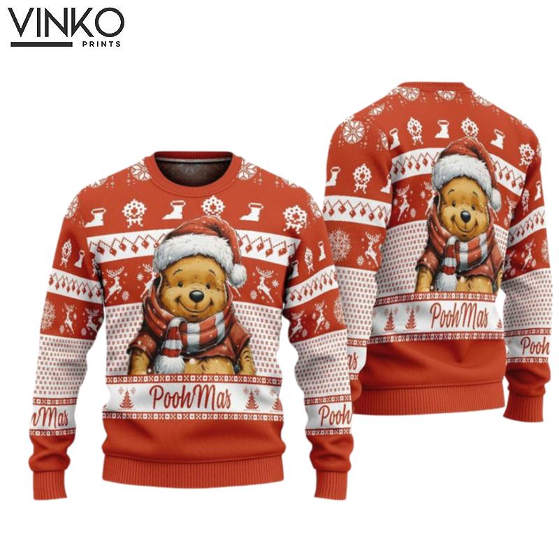 Pooh Winnie The Pooh Ugly Christmas Sweater